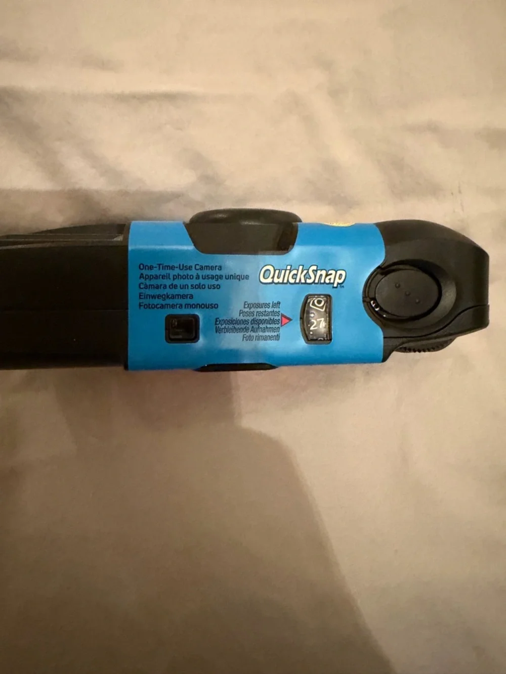 Bad Bunny Fujifilm QuickSnap Disposable Camera in Blue and Black
